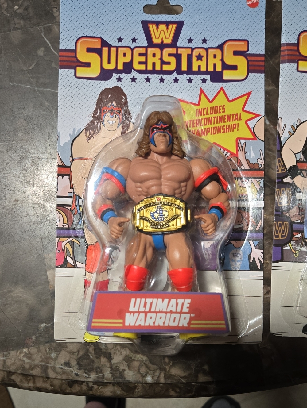 Mattel Ultimate Warrior Action Figure And "Stone Cold" Steve Austin